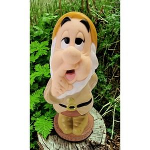 Vintage 5" Sneezy Disney Snow White 7 Dwarfs Rubber Vinyl Bath Toy Squeak